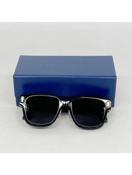 Louis Vuitton Sunglasses LV Confidence Square Black Cles Diamonds Eyewear main image 8